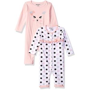 DKNY baby girl 2 piece set coverall Size 3